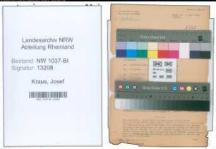 Entnazifizierung Josef Kraus , geb. 26.08.1912 (Techn.Inspektor)