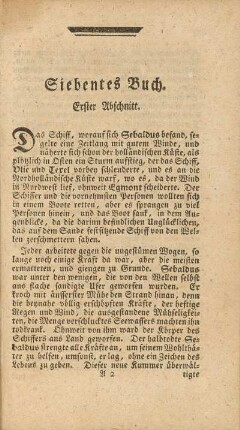 Siebentes Buch.