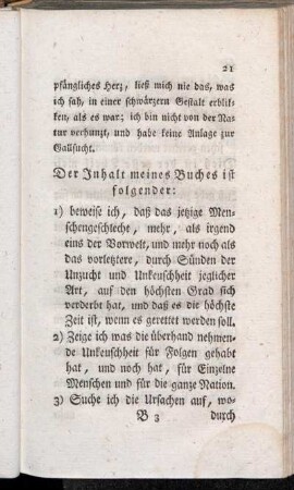 Der Inhalt meines Buches ist folgender:[...]