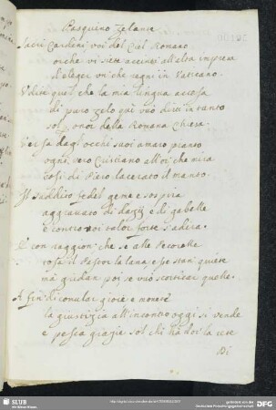 [Text 36:] Pasquino zelante