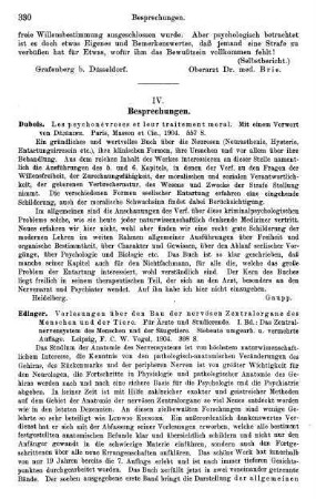 330, Dubois, Les psychonévroses et leur traitement moral, 1904