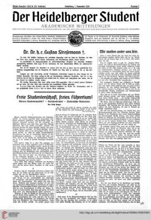 Wintersemester 1929/1930 (65. Halbjahr)