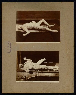 Pompeji: Abgüsse menschlicher Leichen