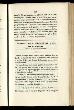 Démonstration du théorème 111.