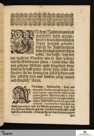 Christliche Leich-Predigt