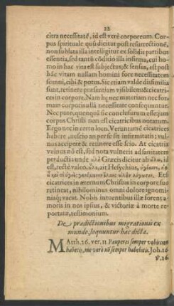 De praedictionibus migrationis ex mundo, loquuntur haec dicta.