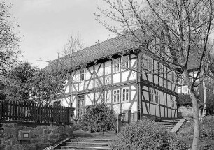 Fachwerkhaus (Pfarrhaus) (Fachwerkhaus); Nüsttal, Lindenstraße 13