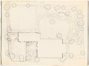 Grünflächen an der Liebfrauenschule, Köln: Lageplan mit Gartenplan 1:100
