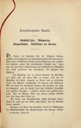 Tausend und Ein Tag im Orient, 3