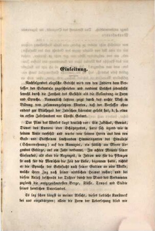 Meghaduta oder der Wolkenbote : Ein lyrisches Gedicht von Kālidāsa. Aus dem Sanskrit metrisch übersetzt von Dr. Bernhard Hirzel