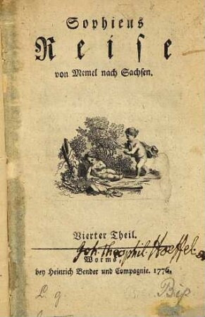 Sophiens Reise von Memel nach Sachsen, 4