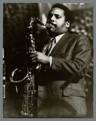David Murray : Portrait des Jazz-Saxophonisten David Murray beim Jazz Jamboree Warschau 1983