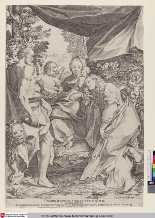 [Madonna mit dem Christuskind, Hl. Hieronymus und Hl. Magdalena; La Ste. Vierge, St. Jérôme et Ste. Madelaine]