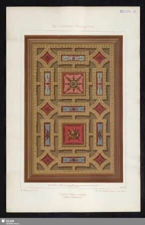 No. 51 Plafond Salle D'Armes (Genre Renaissance)