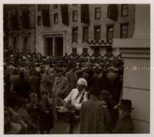 Treffen von Adolf Hitler, Robert Ley und Joseph Goebbels