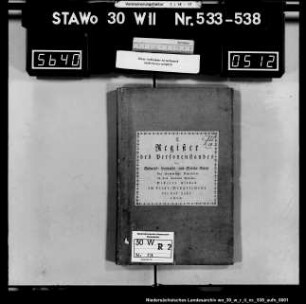Zivilstandsregister Naensen (Kanton Greene)
