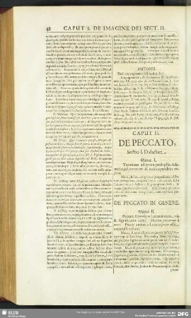 Caput II. De Peccato ...