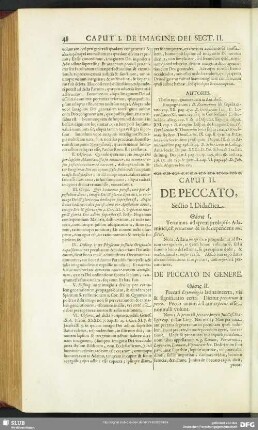 Caput II. De Peccato ...
