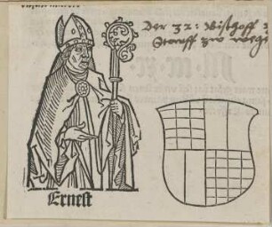 Bildnis des Grafen Ernst I. von Hohnstein, Bischof von Halberstadt