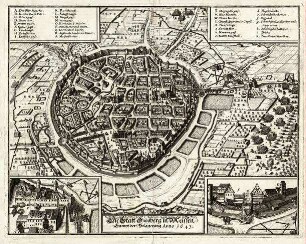 Kupferstich Freiberg (1643)