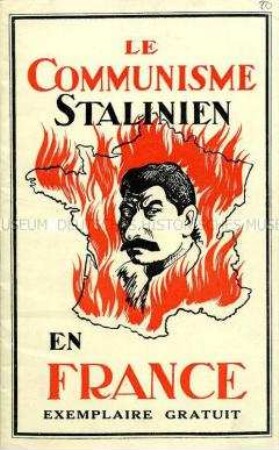 Antisowjetische Propagandaschrift aus dem besetzten Frankreich über den Stalinismus