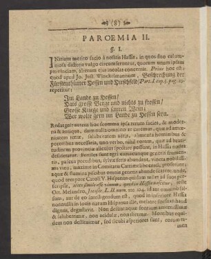 Paroemia II.