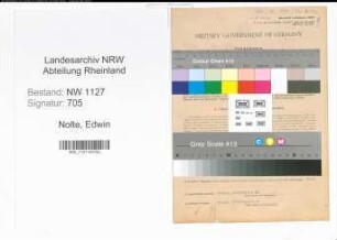 Entnazifizierung Edwin Nolte , geb. 25.11.1889 (Sparkassenrendant)