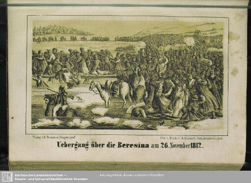 Uebergang über die Beresina am 26. November 1812