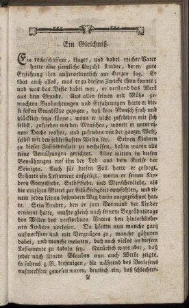 Ein Gleichniß.