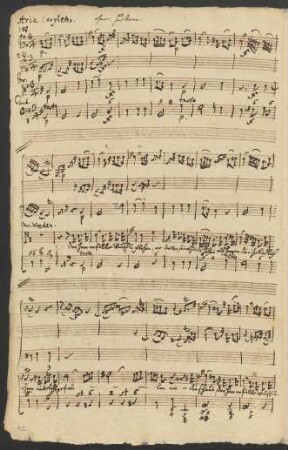 13. Aria (T): Der Herr erfülle Wunsch und Flehen