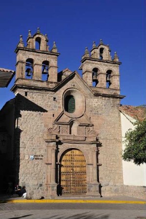 Kapelle San Antonio Abad in Cusco : Die historische spanische Kapelle San Antonio Abad steht unter Denkmalschutz. Aufgenommen in Cusco am 1. September 2011