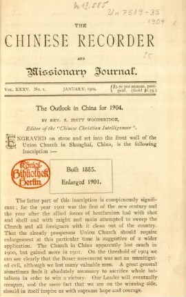 No. 1, January, 1904