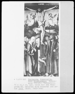 Tafeln eines ehemaligen Altars — Kreuzigung Christi