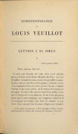 Correspondance de Louis Veuillot : (Publiée par Eugène Veuillot.), 2