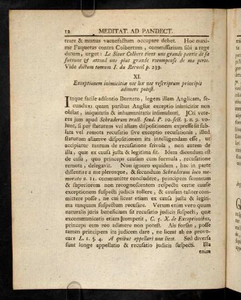 12-17, XI - XIV; Corollaria