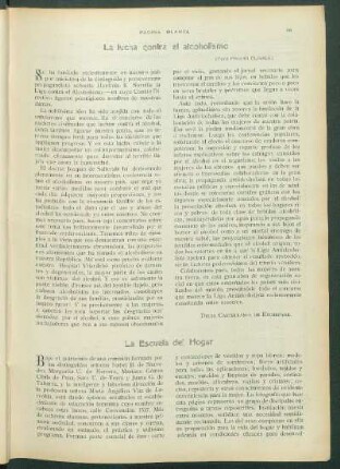 La lucha contra el alcoholismo