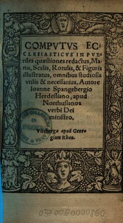Computus ecclesiasticus : in pueriles quaestiones redactus