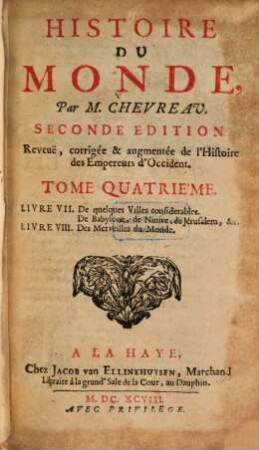 Histoire Du Monde, 4