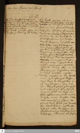 Brief von [August Hermann Francke] an Marquard Ludwig von Printzen.