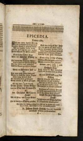 55-72, Epicedia.