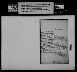 Nachwahl eines ritterschaftlichen Abgeordneten des Neckarkreises zum Landtag 1885