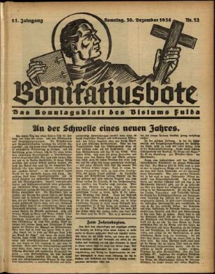 Ausgabe vom Sonntag, den 30. Dezember 1934.