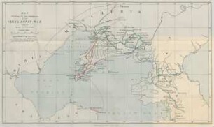 Map showing all the operations of the China-Japan War except those in Formosa