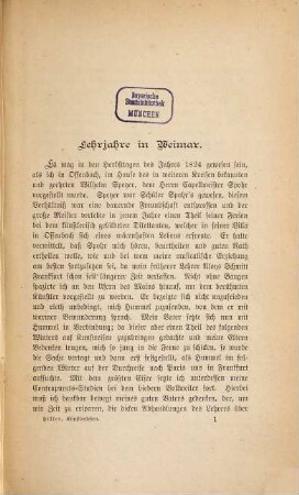Künstlerleben