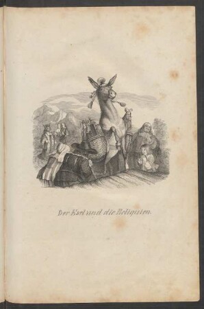 Der Esel und die Reliquien.