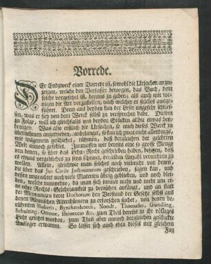 Bericht zu der zweyten Aufflage.