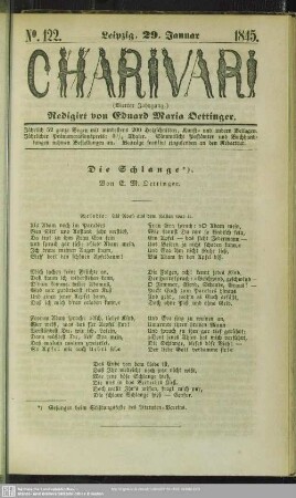 4.1845=122: Charivari