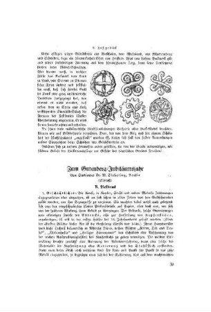 Zum Gutenberg-Jubiläumsjahr : (Schluß)