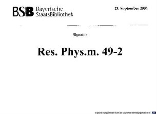Aufschlüsse zur Magie aus geprüften Erfahrungen über verborgene philosophische Wissenschaften und verdeckte Geheimnisse der Natur, Zweyter Theil
