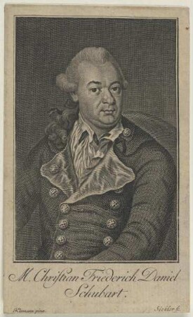 Bildnis des Christian Friederich Daniel Schubart